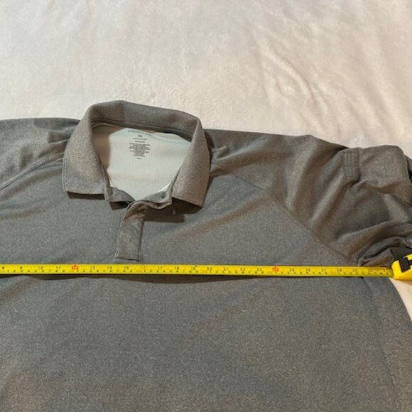 Propper 4X Men’s Gray Polo Tactical Performance Shirt Moisture Wicking - Picture 3 of 7